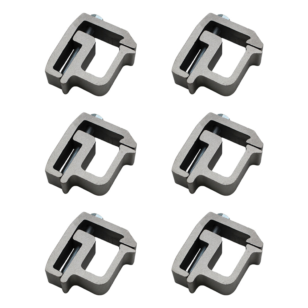 (6) Mounting Clamps Heavy Duty for Truck Cap Topper Camper Shell
