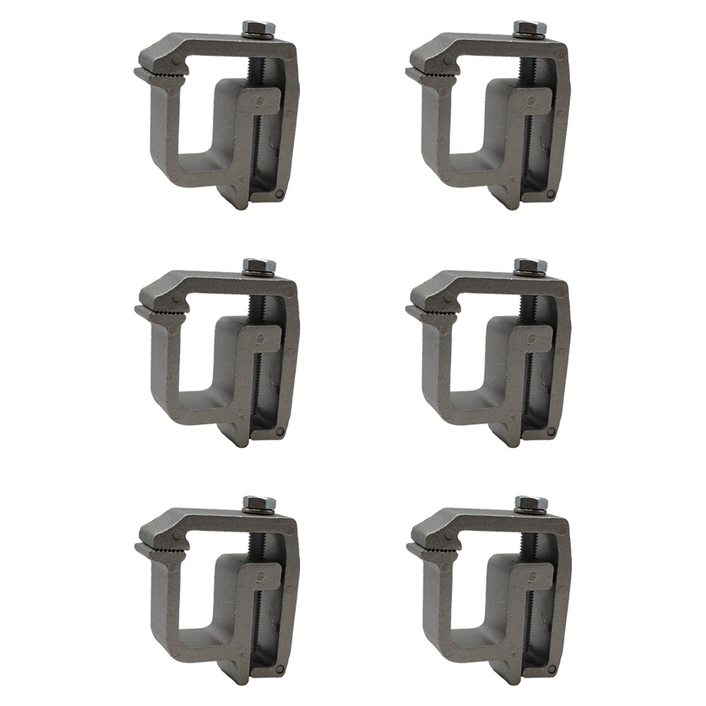 (6) Truck Cap Topper Camper Shell Mounting Clamps Heavy Duty TL-2002