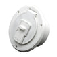 (1) RV Camper Trailer Round White Electric Power Cord Cable Hatch Cover