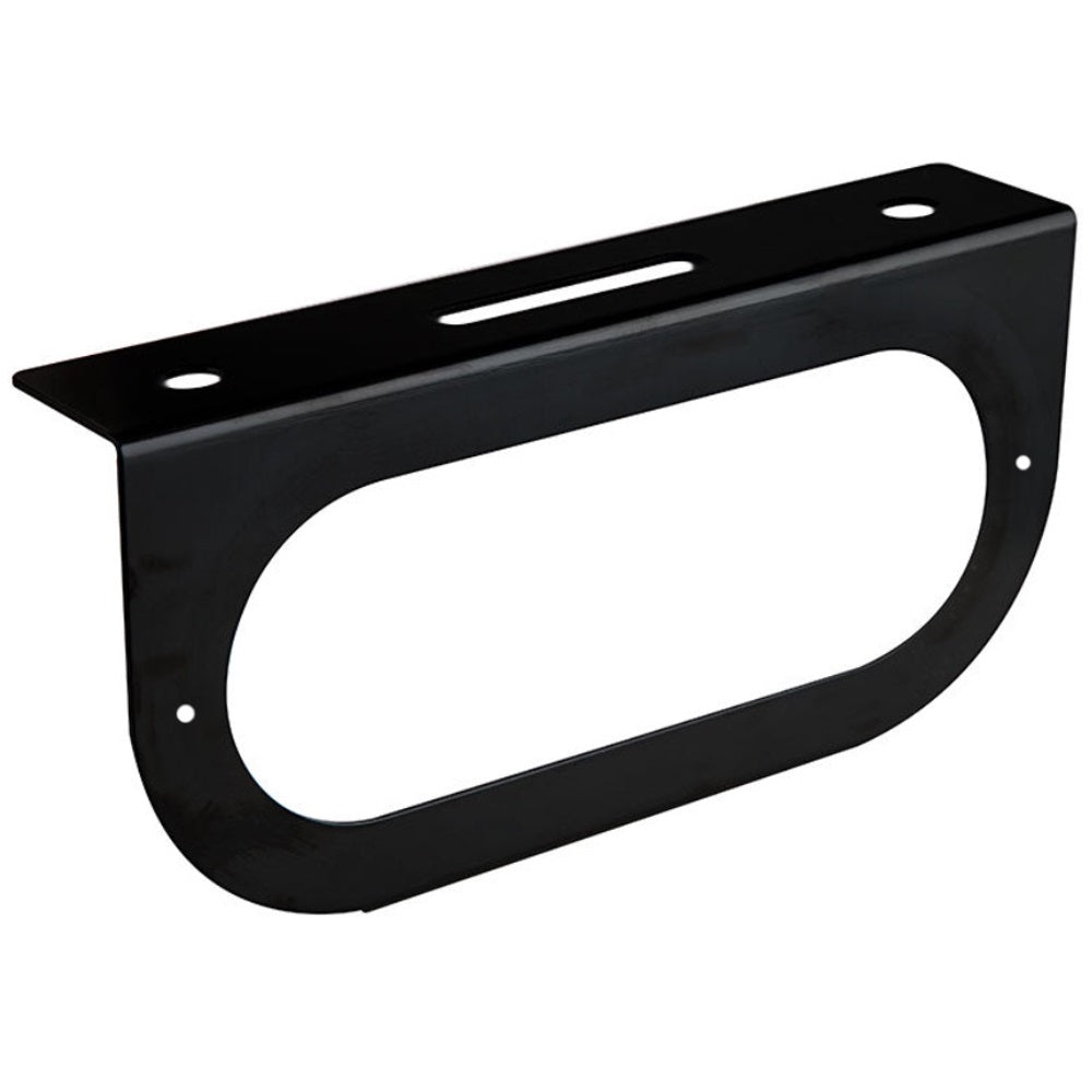 Black Metal Light Mounting Bracket fits 6" Oval LED Brake Stop Turn Tail Light