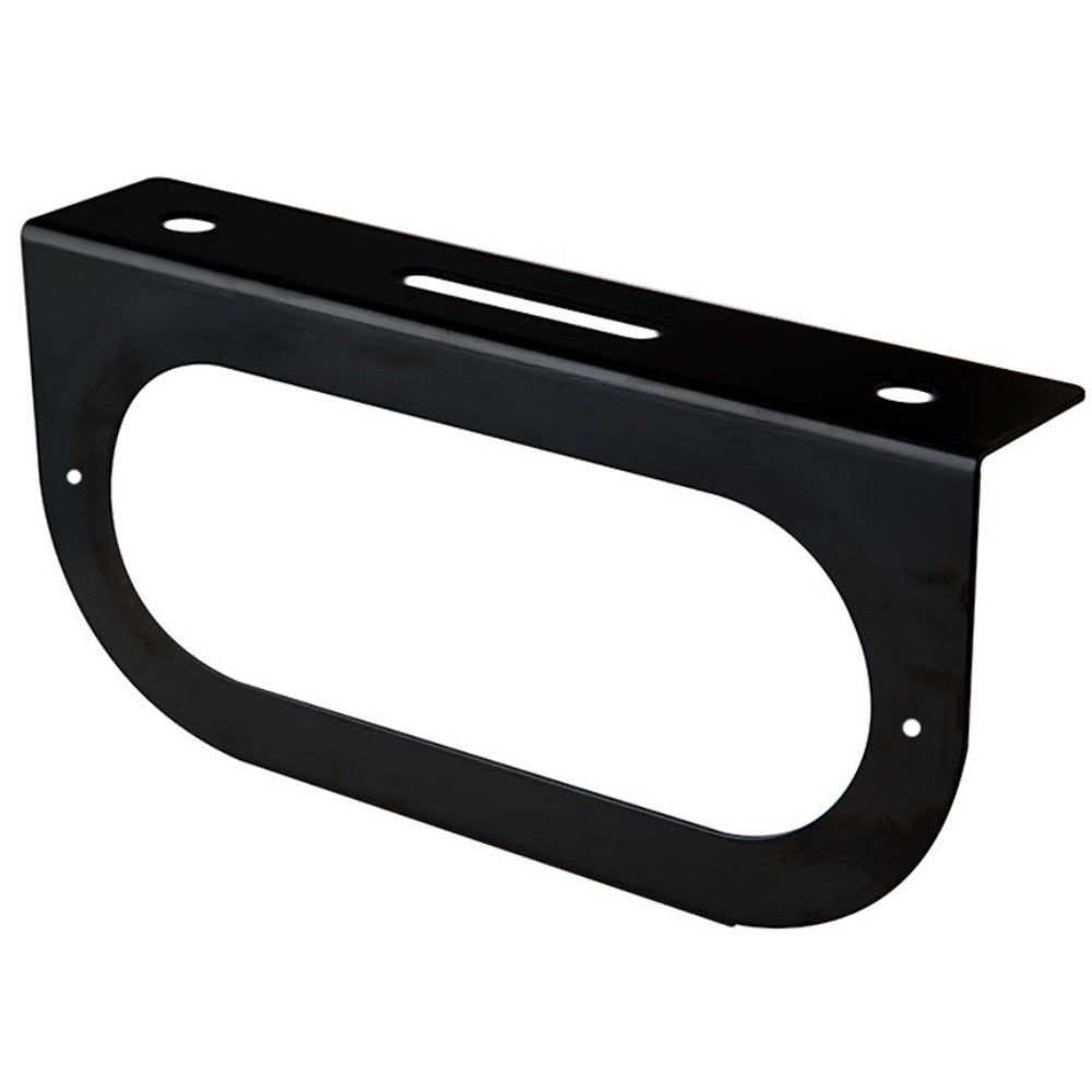 Metal Black Light Mounting Bracket fits 6" Oval LED Brake Stop Turn Tail Light