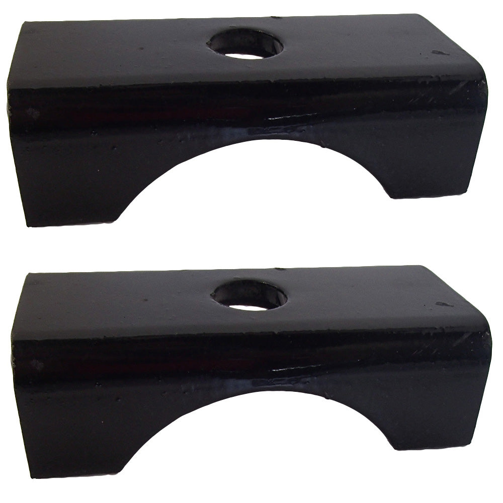2 Trailer Axle Spring Seat Perch Fits Universal Product For 3" Axle Tubes Models