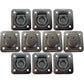(10) Flush Mount D-Ring 1.5" Recessed Tie-Down Anchor for Trailers Trucks Cargo