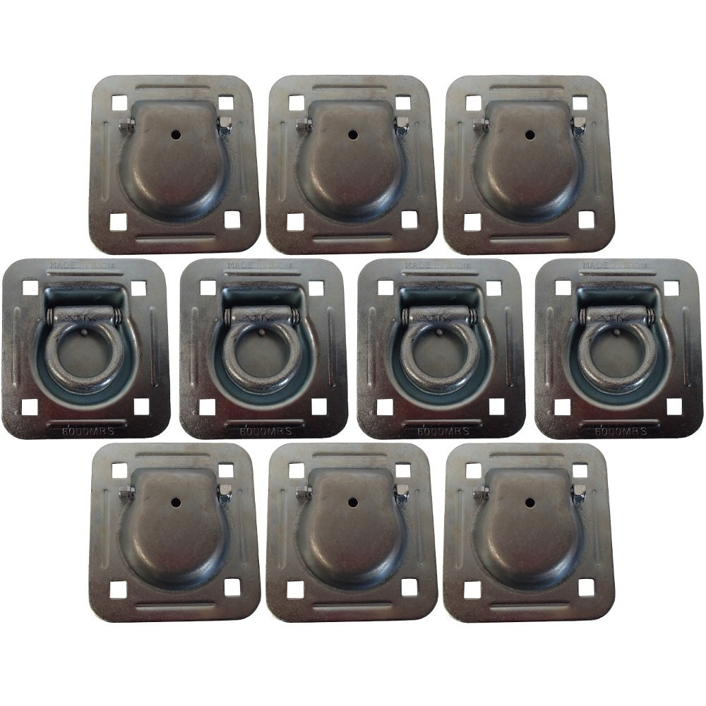 Qty 10: 1-1/2" Bolt-on Recessed D-Ring Fits Universal Products Replaces RDR5