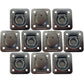 10 pk Flush Mount Recessed Ring Trailer Cargo Tie Down Control D-Rings 6000 lbs.