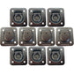 (10) Flush Mount D-Ring 1.5" Recessed Tie-Down Anchor for Trailers Trucks Cargo