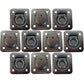 10 pk Flush Mount Recessed Ring Trailer Cargo Tie Down Control D-Rings 6000 lbs.