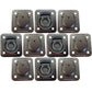 (10) Flush Mount D-Ring 1.5" Recessed Tie-Down Anchor for Trailers Trucks Cargo
