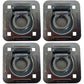 Qty 4: 1-1/2" Bolt-on Recessed D-Ring Fits Universal Products Replaces RDR5