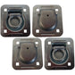 4 Recessed Anchor Point Tie Down Cargo Truck Container Quad Van Trailer D-Rings
