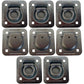 8 Cargo Truck Container Quad Van Trailer Tie Down Anchor Point Recessed D-Rings