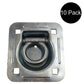 (10) Flush Mount D-Ring 1.5" Recessed Tie-Down Anchor for Trailers Trucks Cargo