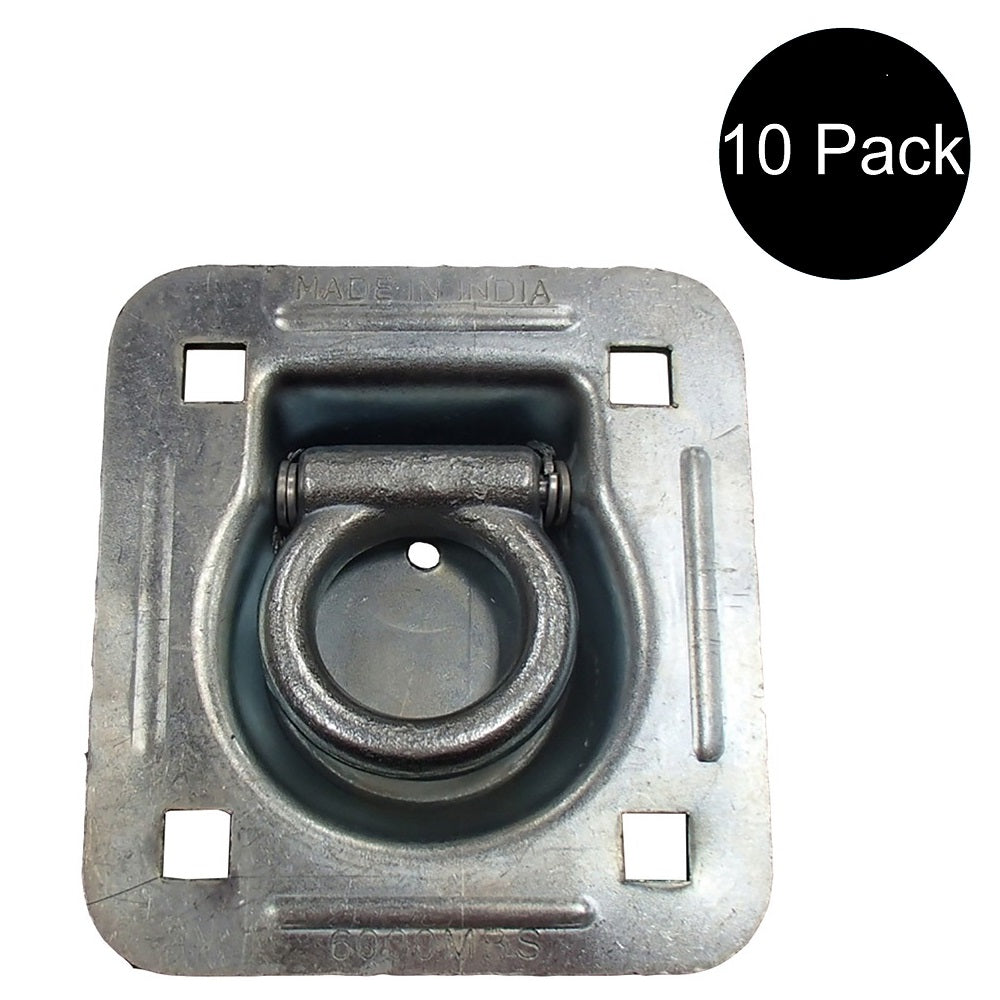 Qty 10: 1-1/2" Bolt-on Recessed D-Ring Fits Universal Products Replaces RDR5