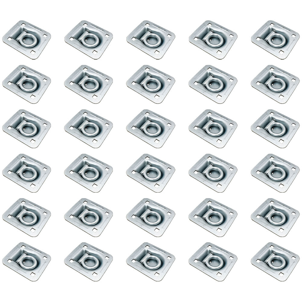 30 Recessed D-Ring for Quad Van Cargo Container Truck Tie Down Anchor Point