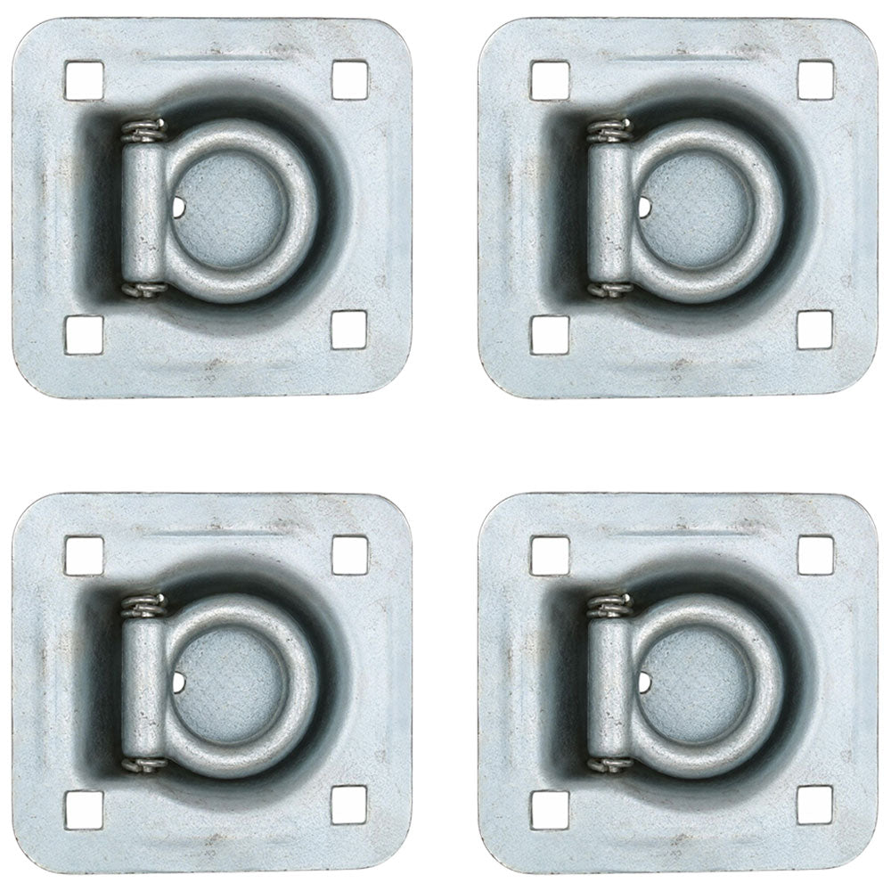 Qty 4: 1-1/2" Bolt-on Recessed D-Ring Fits Universal Products Replaces RDR5