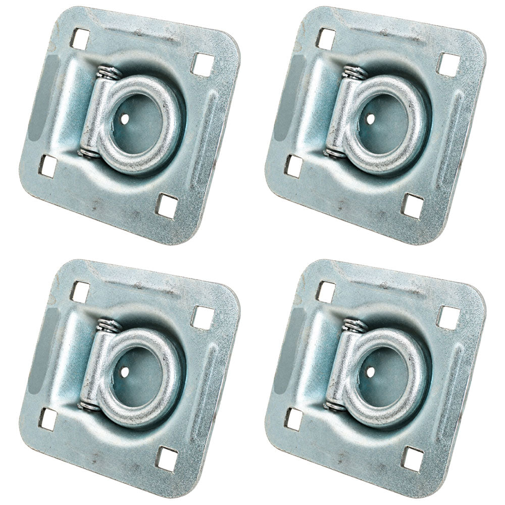 Qty 4: 1-1/2" Bolt-on Recessed D-Ring Fits Universal Products Replaces RDR5