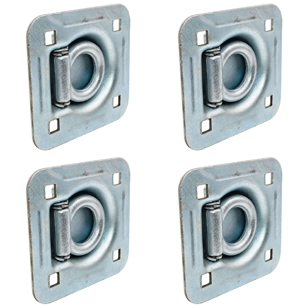 Qty 4: 1-1/2" Bolt-on Recessed D-Ring Fits Universal Products Replaces RDR5