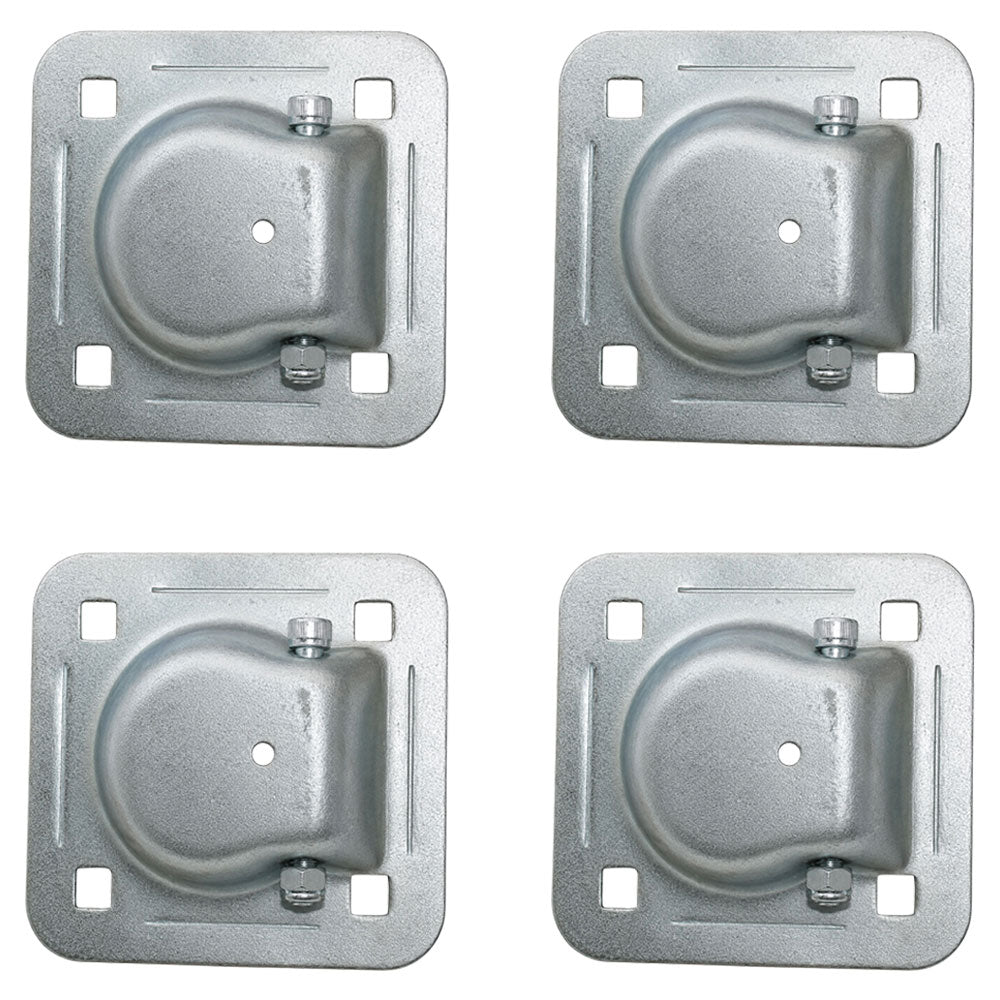 Qty 4: 1-1/2" Bolt-on Recessed D-Ring Fits Universal Products Replaces RDR5