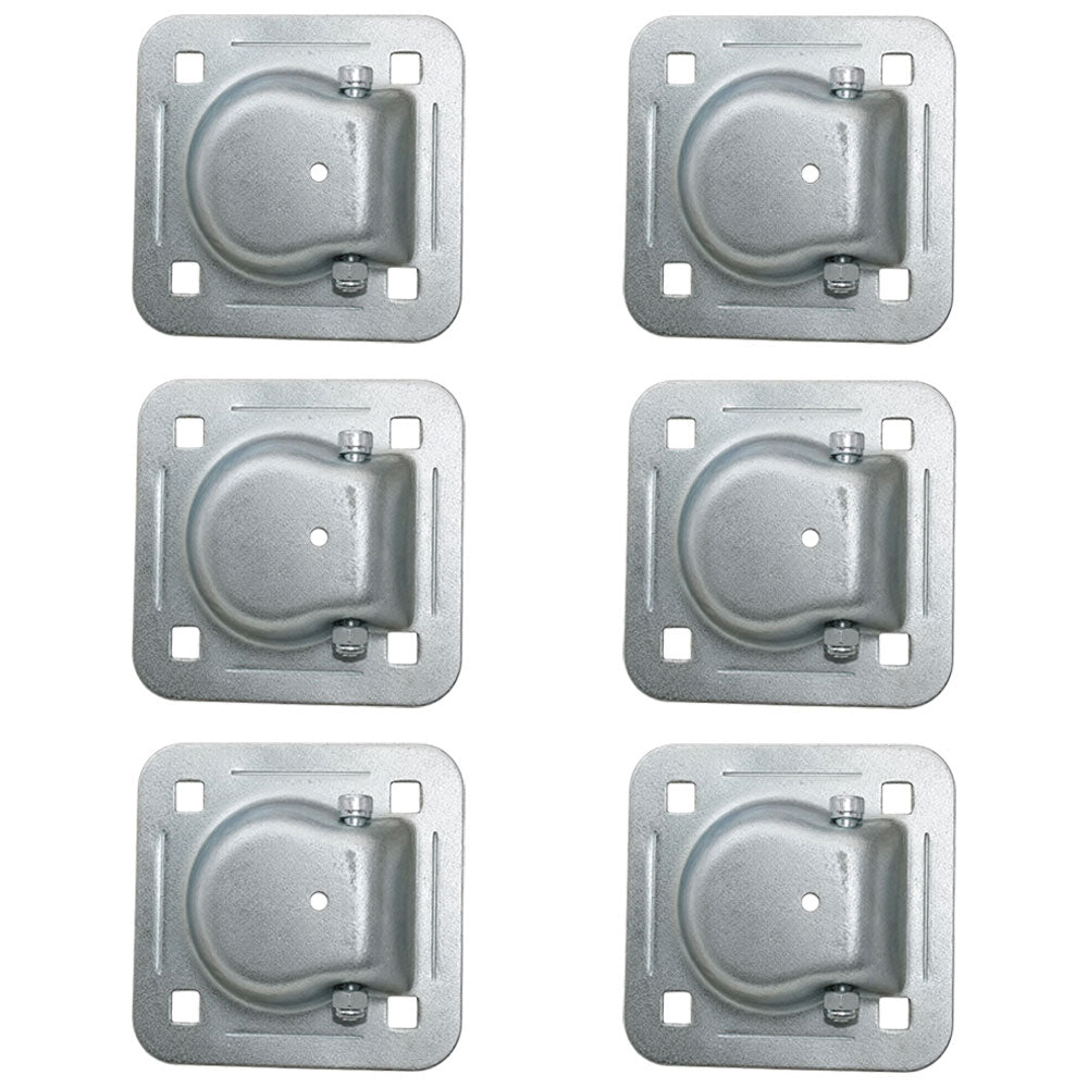 Qty 6: 1-1/2" Bolt-on Recessed D-Ring Fits Universal Products Replaces RDR5