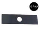 Qty 10: 8" x 2" x 0.125" x 1" Edger Blade Fits Universal Products Replaces 13940