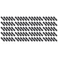 Qty 100: 8" x 2" x 0.125" x 1" Edger Blade Fits Green Machine Replaces 237001