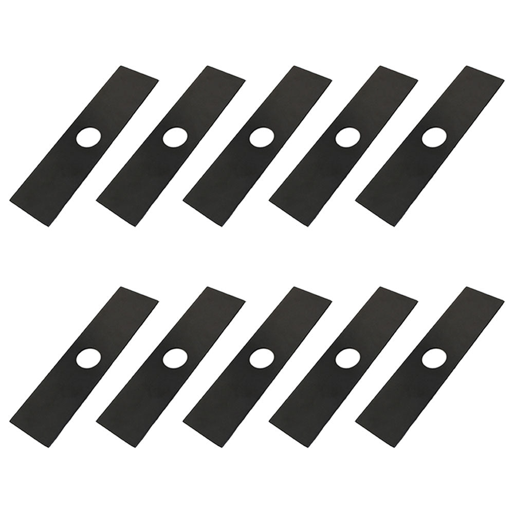 Qty 10: 8" x 2" x 0.125" x 1" Edger Blade Fits Husqvarna Replaces 601000749