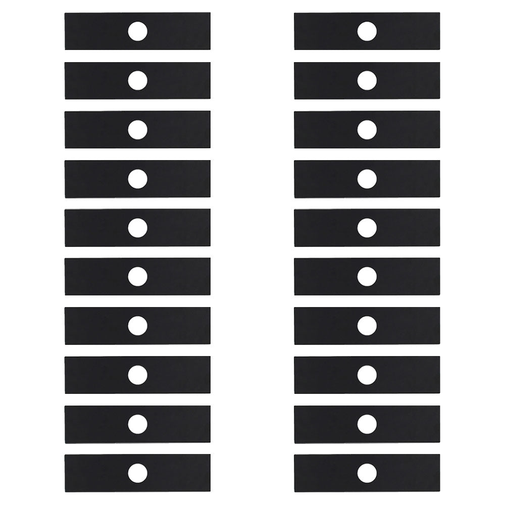 Qty 20: 8" x 2" x 0.125" x 1" Edger Blade Fits Husqvarna Replaces 601000749