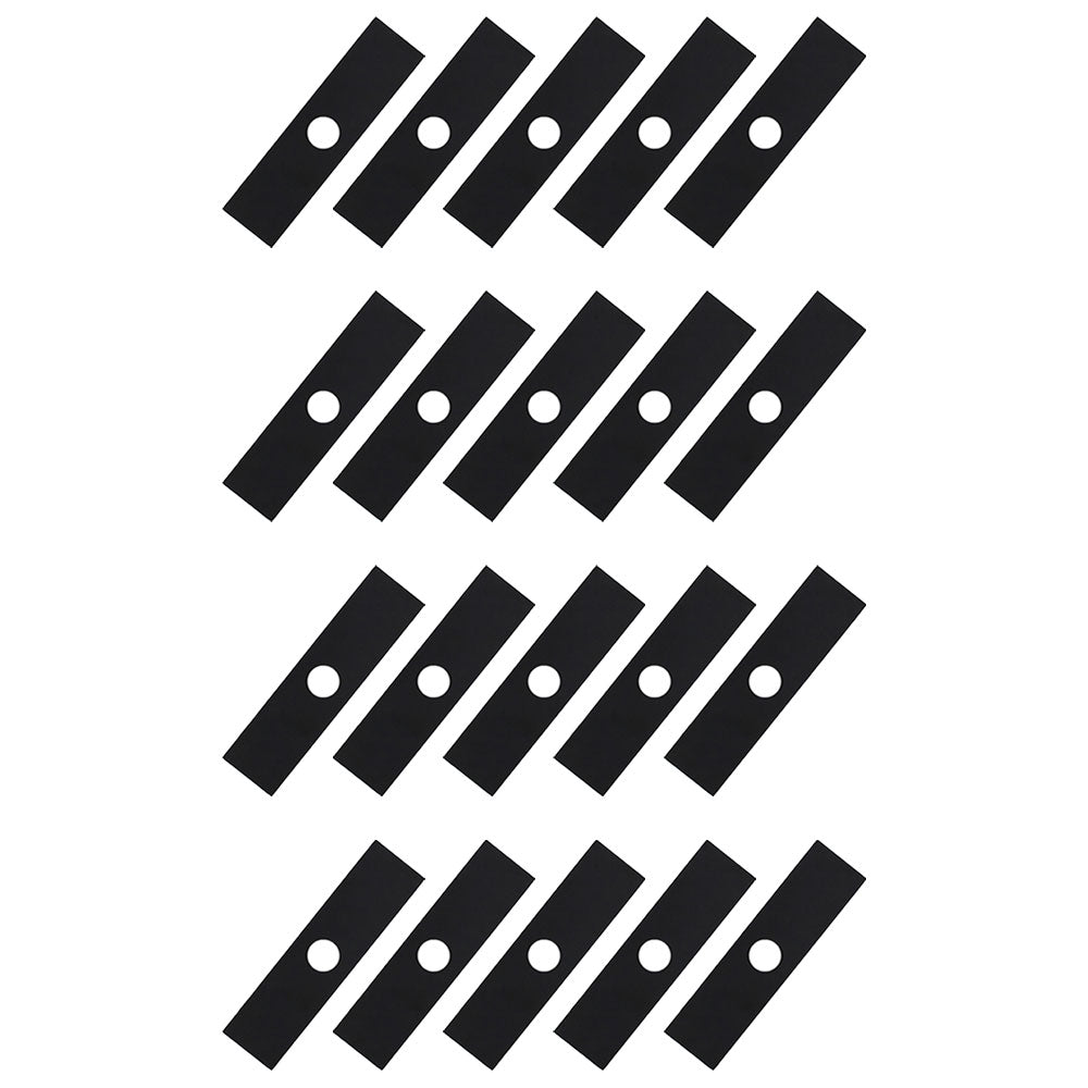 Qty 20: 8" x 2" x 0.125" x 1" Edger Blade Fits Husqvarna Replaces 601000749