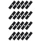 Qty 20: 8" x 2" x 0.125" x 1" Edger Blade Fits Stihl Replaces 4133 713 4101