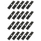 20 Edger Blades 1" Hole Blade 8 x 2 Fits Echo Fits Stihl Red Max