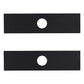 Qty 2: 8" x 2" x 0.125" x 1" Edger Blade  Fits Husqvarna Replaces 601000749