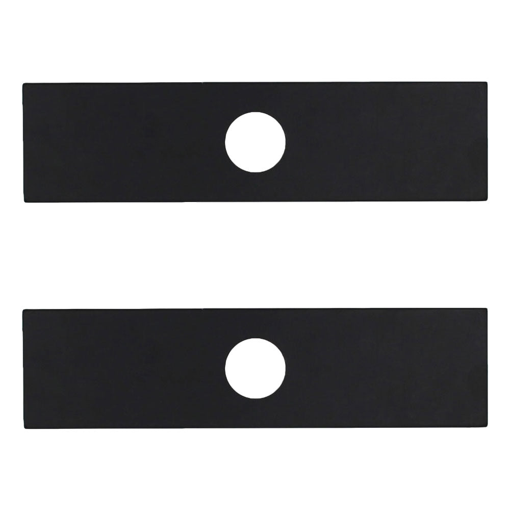 Qty 2: 8" x 2" x 0.125" x 1" Edger Blade  Fits Husqvarna Replaces 601000749