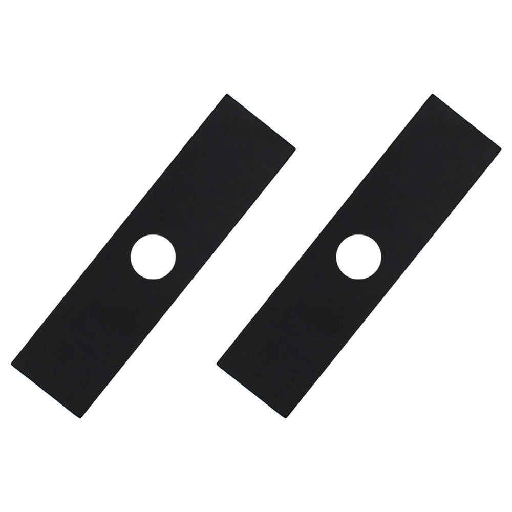 Qty 2: 8" x 2" x 0.125" x 1" Edger Blade  Fits Green Machine Replaces 237001