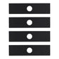 Set of Four New Heat-Treated Edger Blades 4133 713 4101 Fits Stihl Trimmers FC72