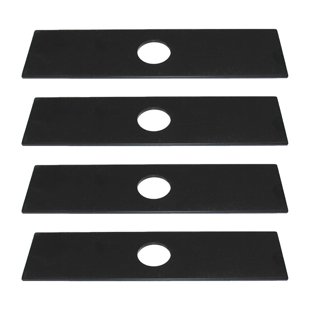 Qty 4: 8" x 2" x 0.125" x 1" Edger Blade  Fits Shindaiwa Replaces 69601552631