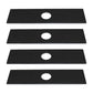 Set of Four New Heat-Treated Edger Blades 4133 713 4101 Fits Stihl Trimmers FC72