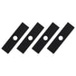 Qty 4: 8" x 2" x 0.125" x 1" Edger Blade  Fits Shindaiwa Replaces 69601552631