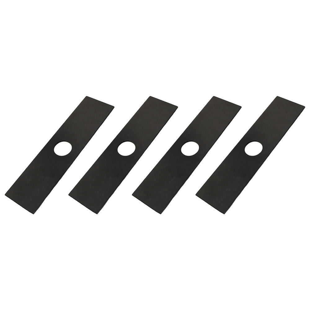Qty 4: 8" x 2" x 0.125" x 1" Edger Blade  Fits Green Machine Replaces 237001