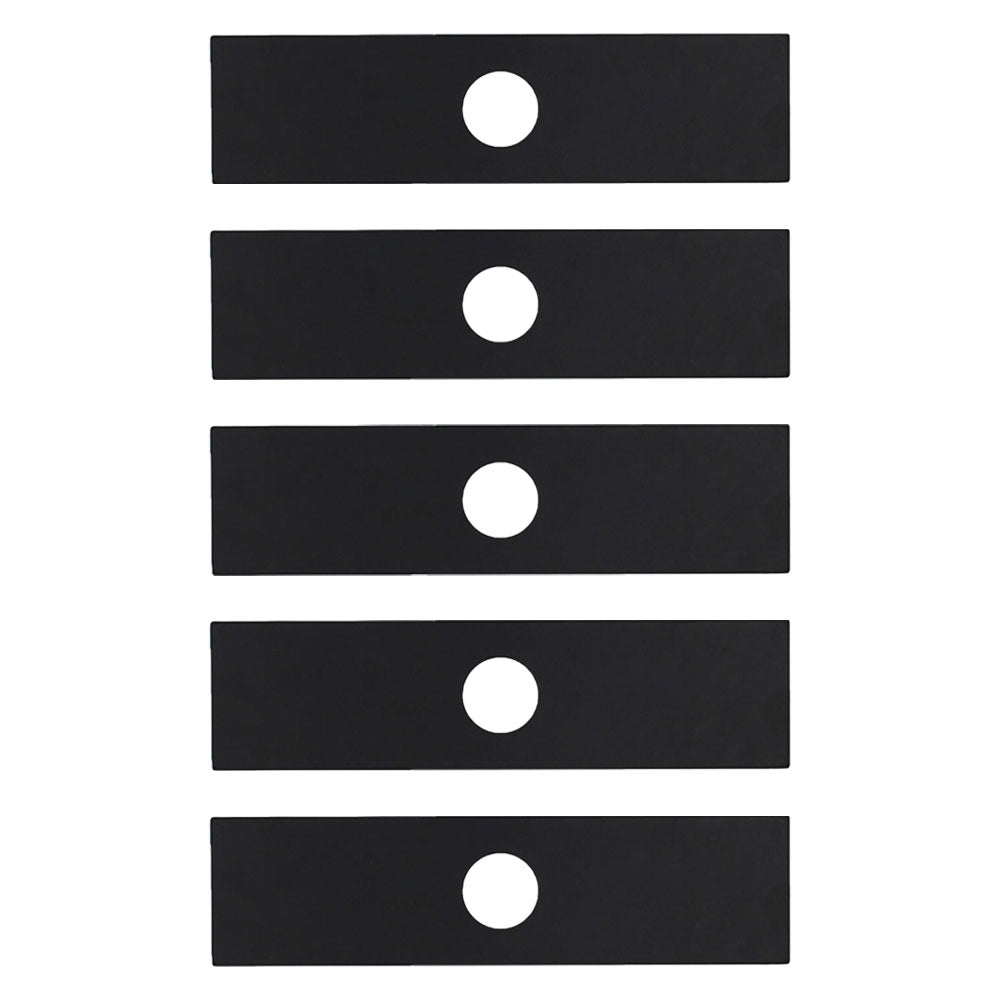 Qty 5: 8" x 2" x 0.125" x 1" Edger Blade Fits Green Machine Replaces 237001