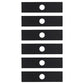 Qty 6: 8" x 2" x 0.125" x 1" Edger Blade  Fits Ryobi Replaces 613223