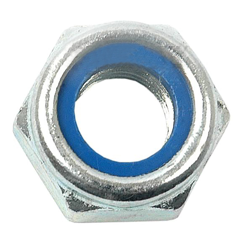 53841 Nylon Plated Self Locking Nuts Fine Grade 5 M16 x 1.5