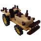 One (1) Handcrafted 10" Long Wooden Toy Tractor