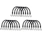 (15) HD 15" Natural Rubber Bungee Straps w/ S-Hooks for Trailer Truck Tie-Down