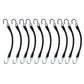10 Pack 9" Heavy Duty Tarp Straps Tie Down Bungee Cords S-Hook Boat Covers