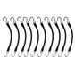 Ten (10) Heavy Duty Natural Rubber 9" Bungee Cords Tarp Tie-Down Straps