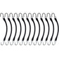 (12) Flatbed Truck Trailer Tarp Tie Down 9" Natural Rubber Bungee Cord Strap