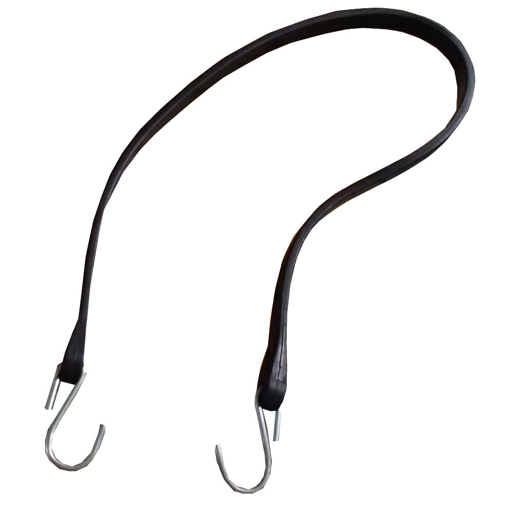 (1) Tarp Strap 41" Long Natural Rubber Bungee Cord Tie-Down with Hooks