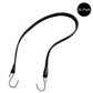 25 Pack 41" Heavy Duty Natural Rubber Tarp Straps Tarp Tie Down Bungee Cords