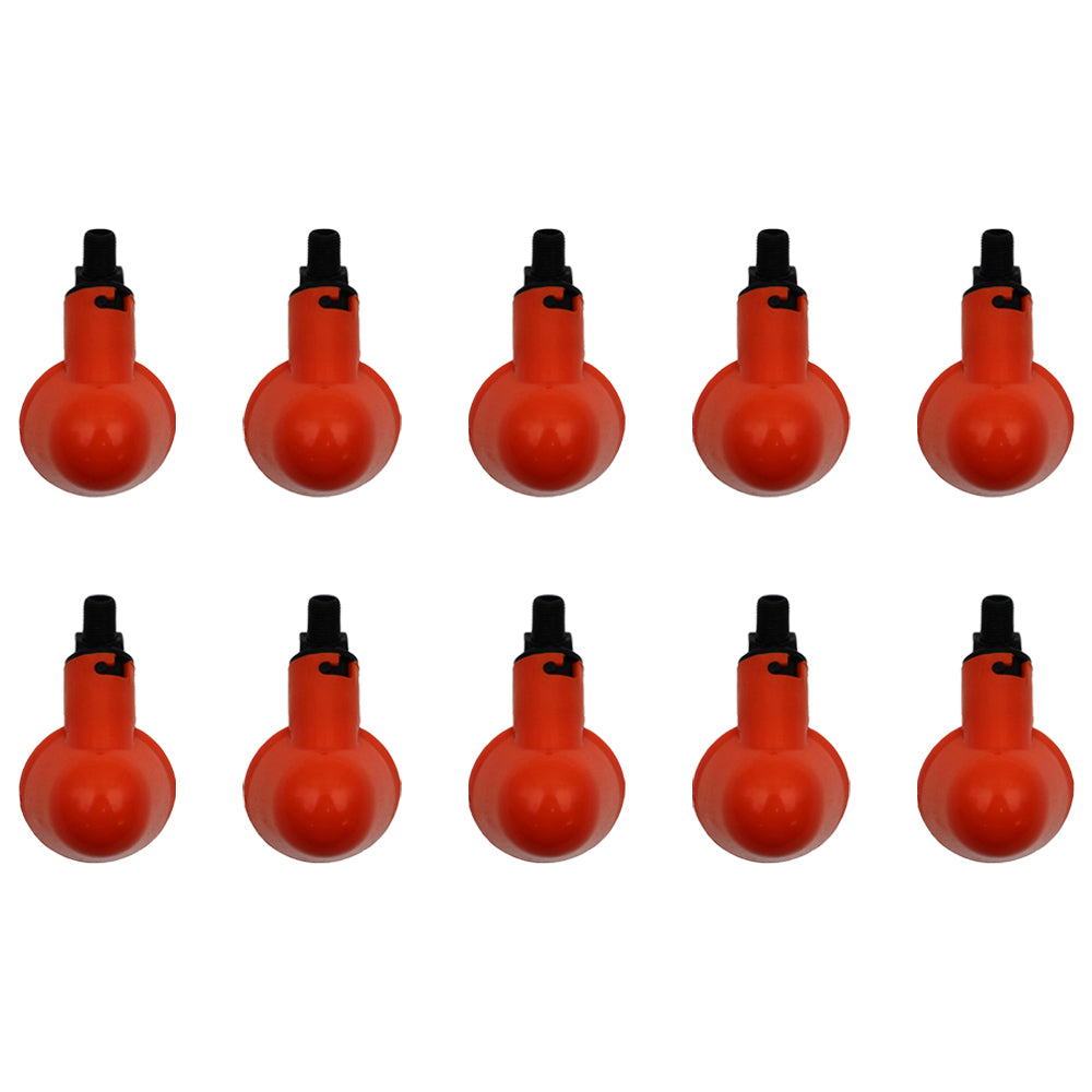 10 Pack Poultry Plastic Automatic Drinker Water Drinking Cups For Chicken Hen