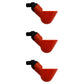 3 Automatic Waterer Drinker Cups Chicken Coop Poultry Chook Bird Turkey Drinker